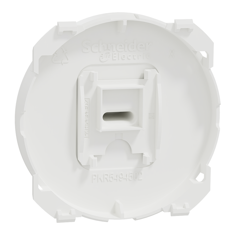 Odace enjo VV ou poussoir à levier blanc